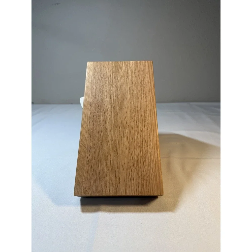 CUTCO Homemaker 18 Slot Gourmet Knife Block Solid Oak Wood Made USA Scissor Slot